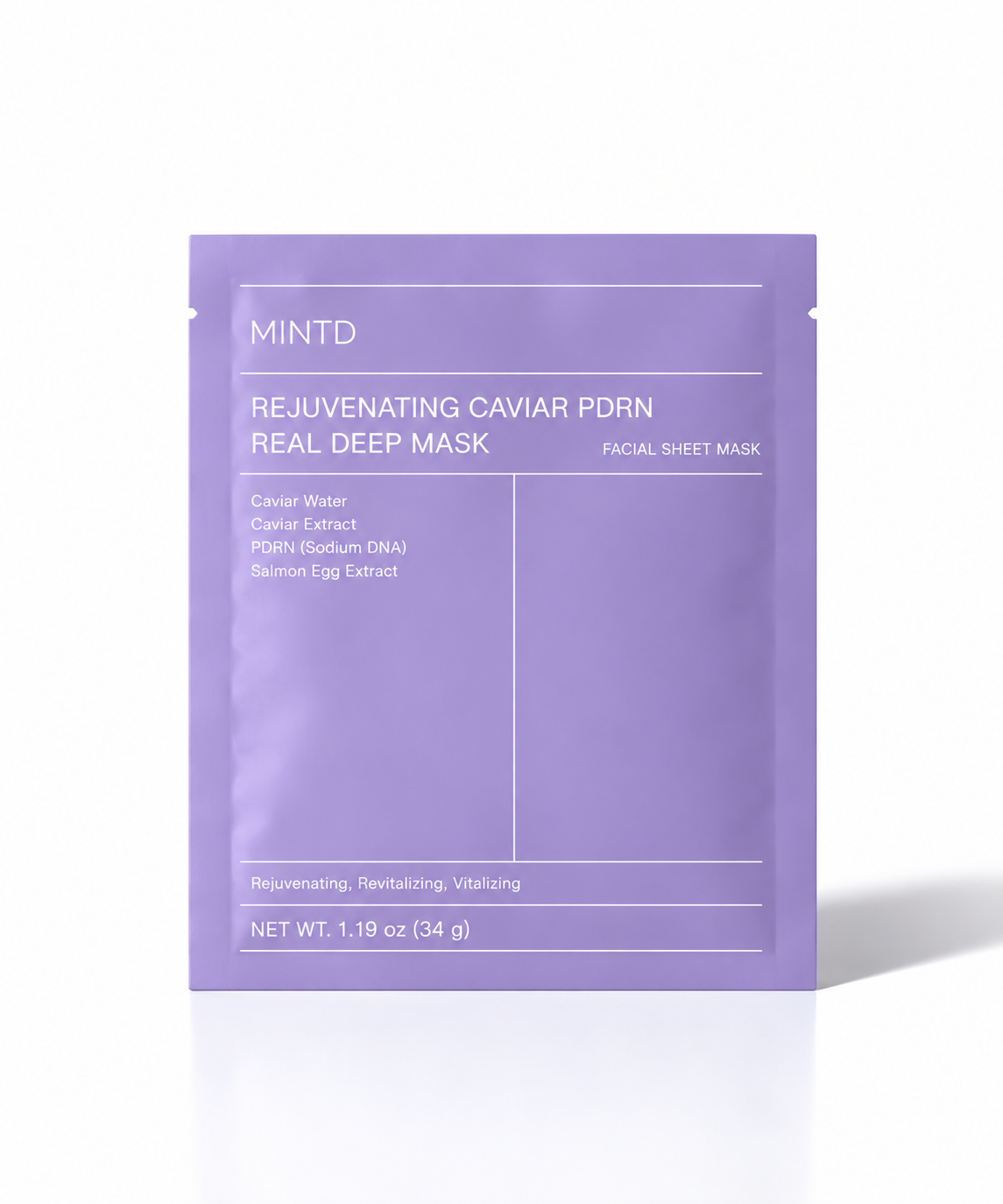 Collagen Face Mask – Lila (4er-Set)
